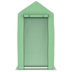 Оранжерия със стоманена рамка 0,5 м² 1x0,5x1,9 м