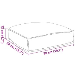 Възглавница за палети в кралско синьо 50x50x12 см от оксфордска тъкан