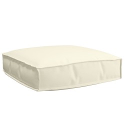 Кремава палетна възглавница 60 x 60 x 12 см Oxford Fabric