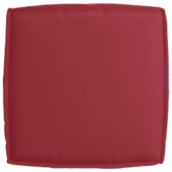 Възглавница за палети Вино червена 60x60x12 см Полиестер