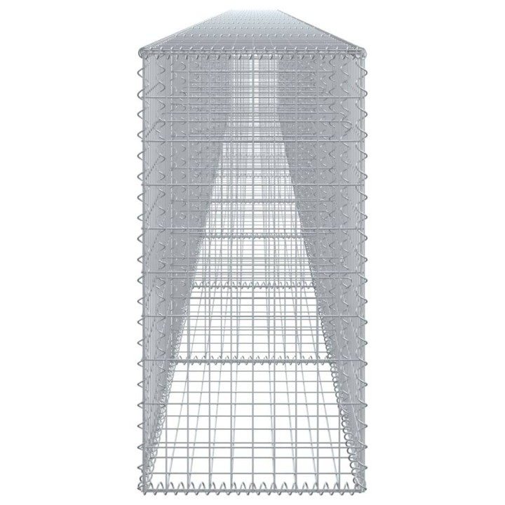 Габионна кошница с покритие, 1000x50x100 см, поцинковано желязо
