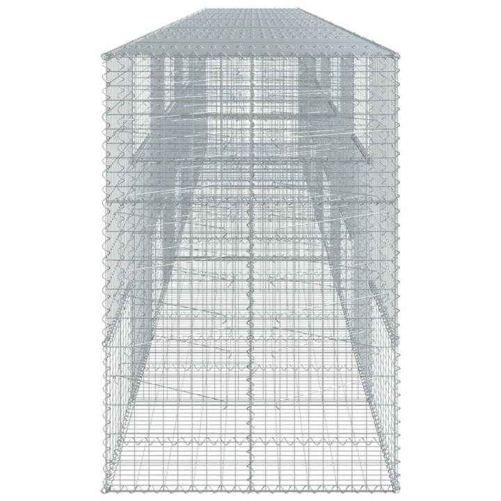 Габионна кошница с покритие, 1000x100x150см, поцинковано желязо