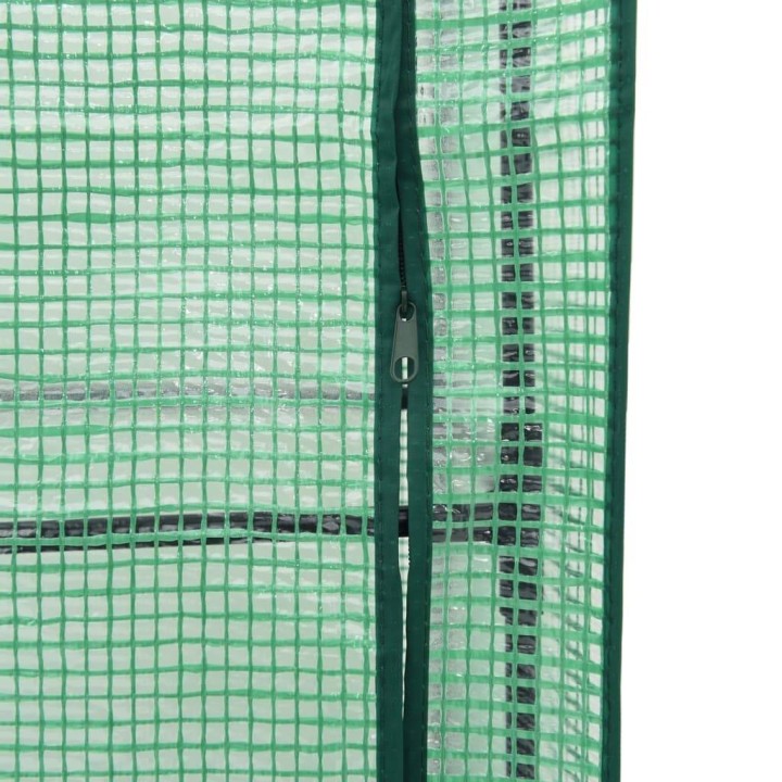 Повдигнато легло с оранжерия калъф, ратанов вид, 80x40x140 см