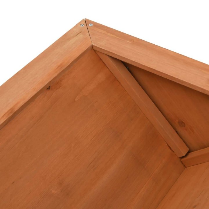 Градинска повдигната леха, 90x55x56 см, чам