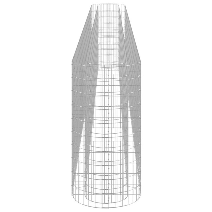 Габион повдигната леха, поцинковано желязо, 540x50x100 cм