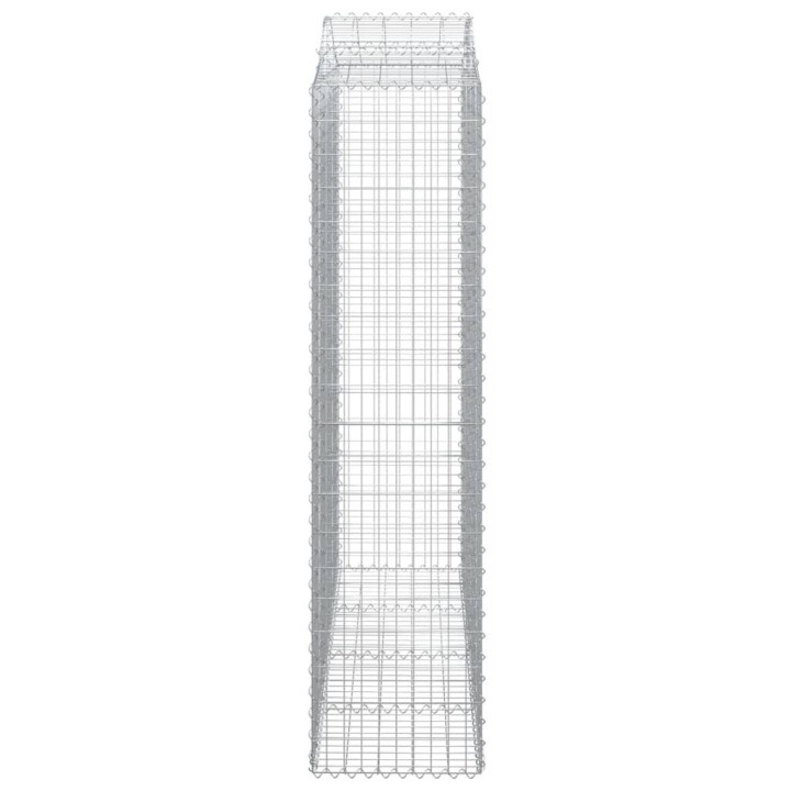 Дъговидна габионна кошница 200x50x200/220 см поцинковано желязо