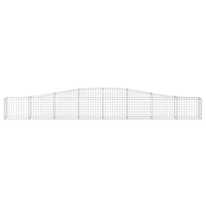 Дъговидна габионна кошница 400x30x40/60 см поцинковано желязо