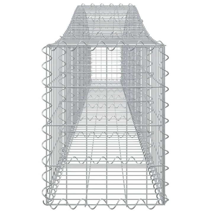 Дъговидна габионна кошница 400x30x40/60 см поцинковано желязо