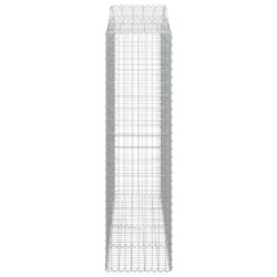 Дъговидна габионна кошница 200x50x180/200 см поцинковано желязо