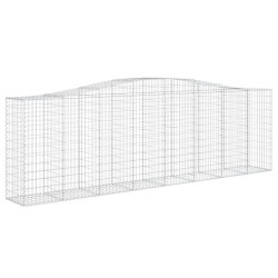 Дъговидна габионна кошница 400x50x120/140 см поцинковано желязо