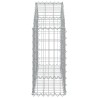 Дъговидна габионна кошница 100x30x60/80 см поцинковано желязо