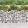 Дъговидна габионна кошница 100x50x100/120 см поцинковано желязо