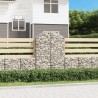 Дъговидна габионна кошница 100x50x140/160 см поцинковано желязо