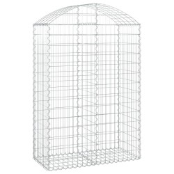 Дъговидна габионна кошница 100x50x140/160 см поцинковано желязо