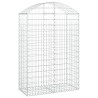Дъговидна габионна кошница 100x50x140/160 см поцинковано желязо