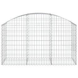 Дъговидна габионна кошница 150x50x80/100 см поцинковано желязо