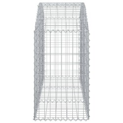 Дъговидна габионна кошница 150x50x80/100 см поцинковано желязо
