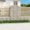Дъговидна габионна кошница 150x50x220/240 см поцинковано желязо