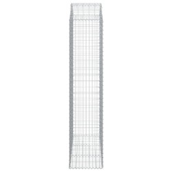 Дъговидна габионна кошница 150x50x220/240 см поцинковано желязо