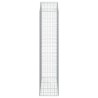 Дъговидна габионна кошница 150x50x220/240 см поцинковано желязо