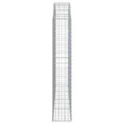 Дъговидна габионна кошница 200x30x160/180 см поцинковано желязо