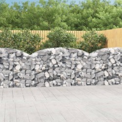 Дъговидна габионна кошница 200x50x100/120 см поцинковано желязо