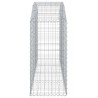 Дъговидна габионна кошница 200x50x100/120 см поцинковано желязо