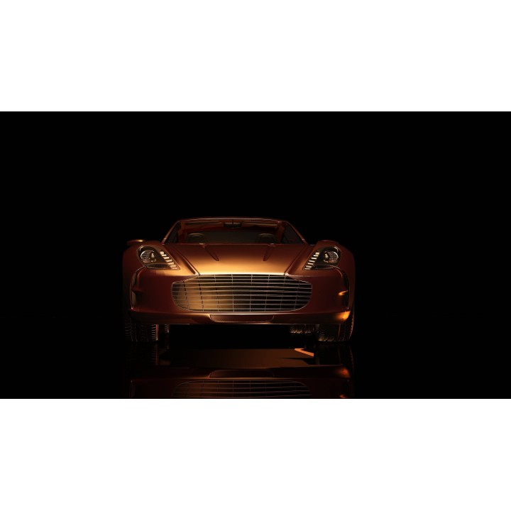 Картина на Златист Aston Martin - k1374425 -PAGAGAL