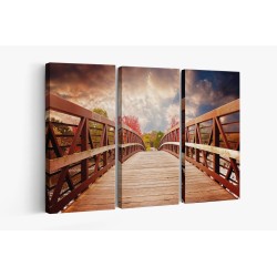 Картина на Дървен мост в парка - k1385938 -PAGAGAL