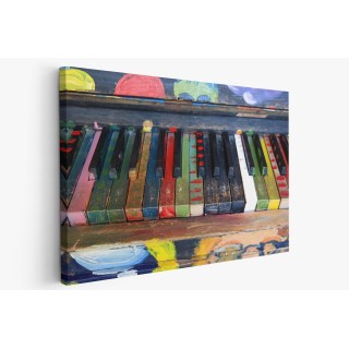 Картина на Шарени клавиши на пиано - k1522852 -PAGAGAL