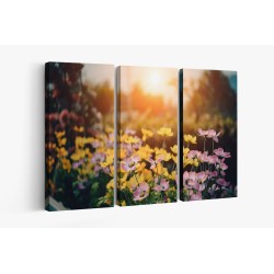 Картина на Полски цветя по изгрев - k1587514 -PAGAGAL