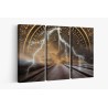 Картина на Часовник и магистрала - абстракция- k2034990 -PAGAGAL