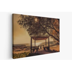 Картина на Беседка на плаза по залез - k2046791 -PAGAGAL