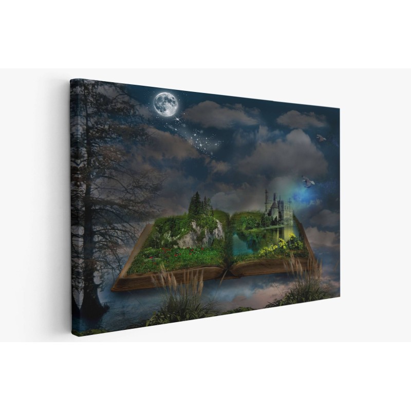 Картина на Абстракция - книга и замък - k2152349 -PAGAGAL Картина на Абстракция - книга и замък - k2152349 -PAGAGAL