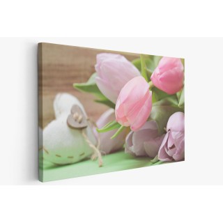 Картина на Розови лалета и сърце - k2167654 -PAGAGAL