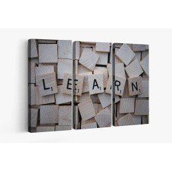 Картина на Дървени кубове LEARN - k247819 -PAGAGAL