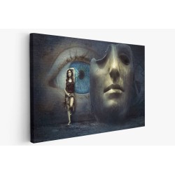 Картина на Момиче и маска - k2506830 -PAGAGAL