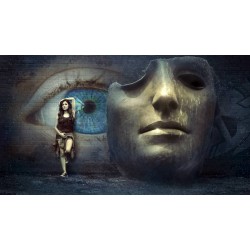 Картина на Момиче и маска - k2506830 -PAGAGAL