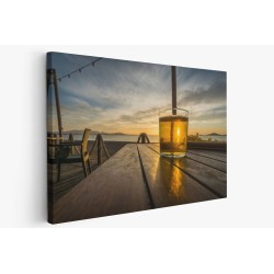 Картина на Питие на плажа по залез - k2603302 -PAGAGAL
