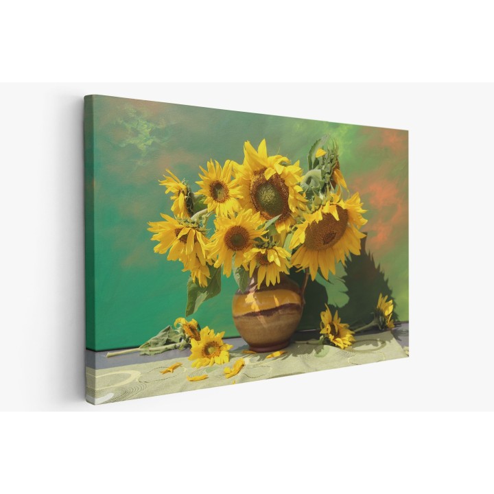 Картина на Слънчогледи в саксия - k2674657 -PAGAGAL