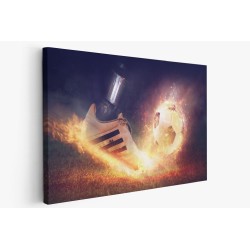Картина на Горяща футболна топка - k3024154 -PAGAGAL