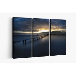 Картина на Дървен кей в утрото - k3058729 -PAGAGAL