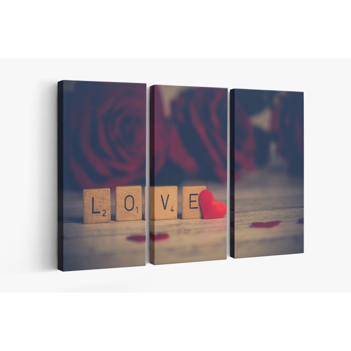 Картина на Кубчета LOVE - k3061483 -PAGAGAL
