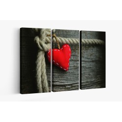 Картина на Сърце на дървена кора - k3085515 -PAGAGAL