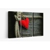 Картина на Сърце на дървена кора - k3085515 -PAGAGAL
