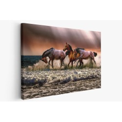 Картина на Препускащи в морето коне - k3099035 -PAGAGAL