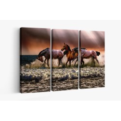 Картина на Препускащи в морето коне - k3099035 -PAGAGAL