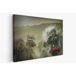 Картина на Влак и носорог - k3124200 -PAGAGAL