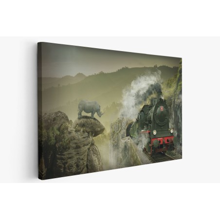 Картина на Влак и носорог - k3124200 -PAGAGAL