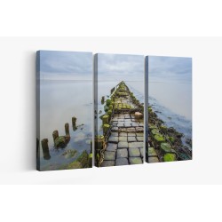 Картина на Каменна пътека през водата - k3130133 -PAGAGAL